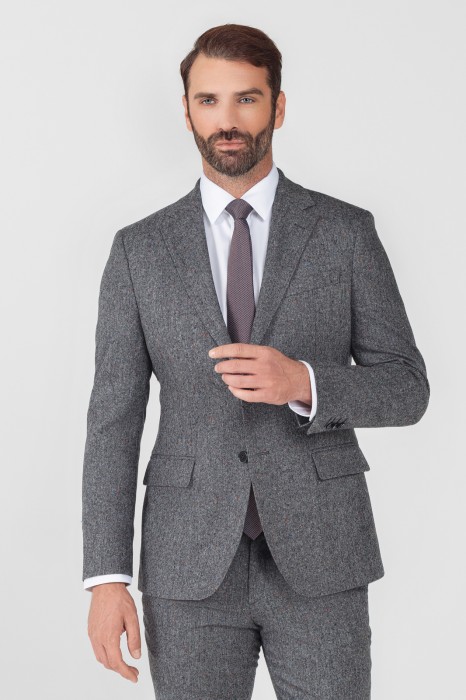 пиджак limited edition из итальянской шерстяной ткани bottoli фотография