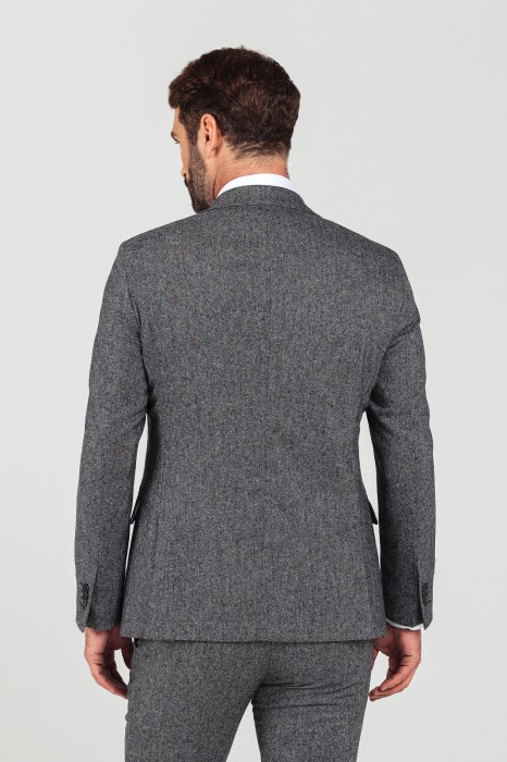 пиджак limited edition из итальянской шерстяной ткани bottoli по цене 44990 руб вид справа