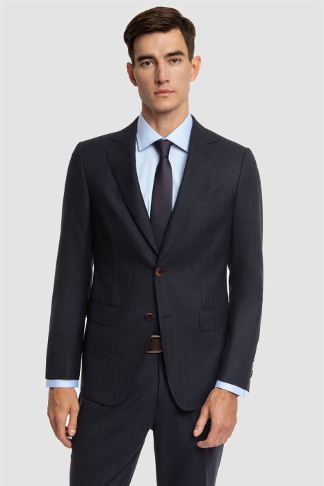 пиджак limited edition из шерсти и кашемира в полоску с водоотталкивающей обработкой фотография