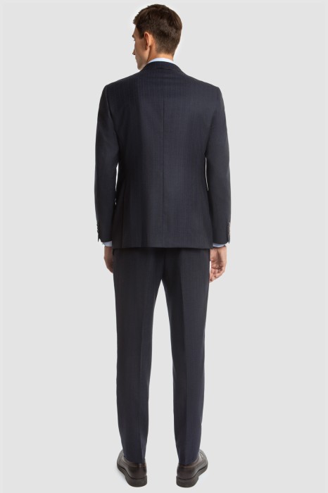 пиджак limited edition из шерсти и кашемира в полоску с водоотталкивающей обработкой из шерсти спереди