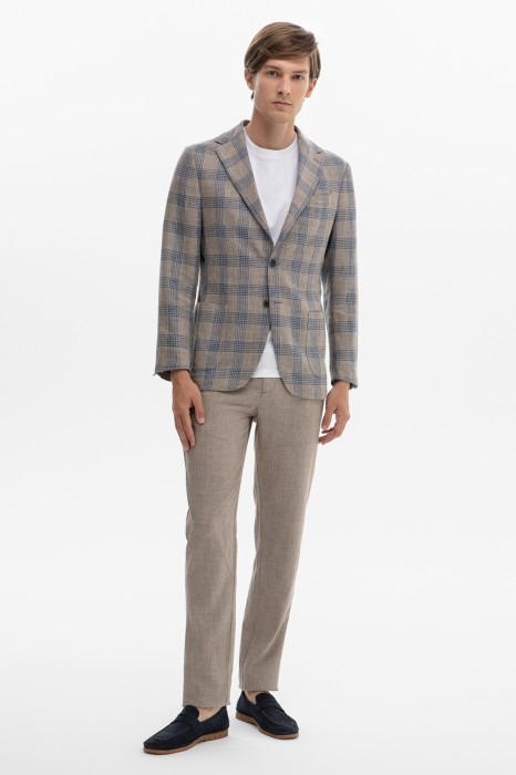 пиджак limited edition изо льна и шерсти из россии вид сбоку