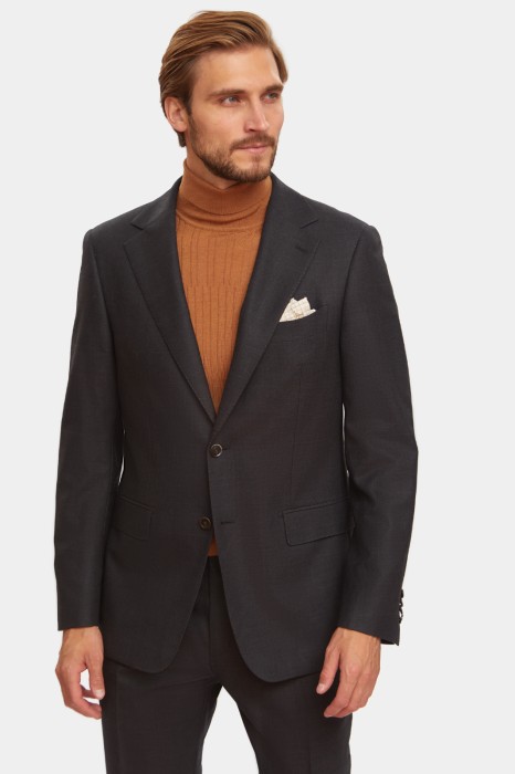 пиджак limited edition в клетку из шерсти и кашемира, устойчивый к сминанию фотография