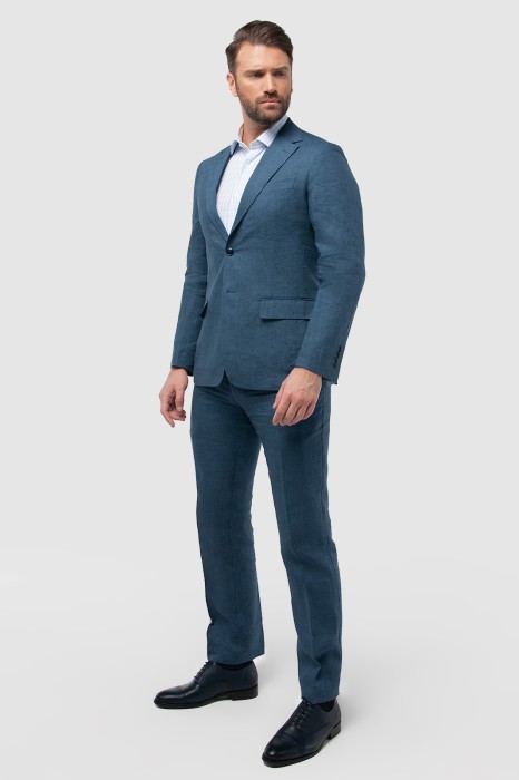 пиджак приталенный изо льна по цене 15992 руб вид справа