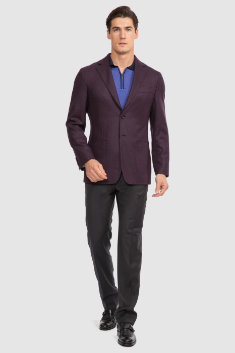 пиджак прямой из шерсти по цене 11997 руб вид справа