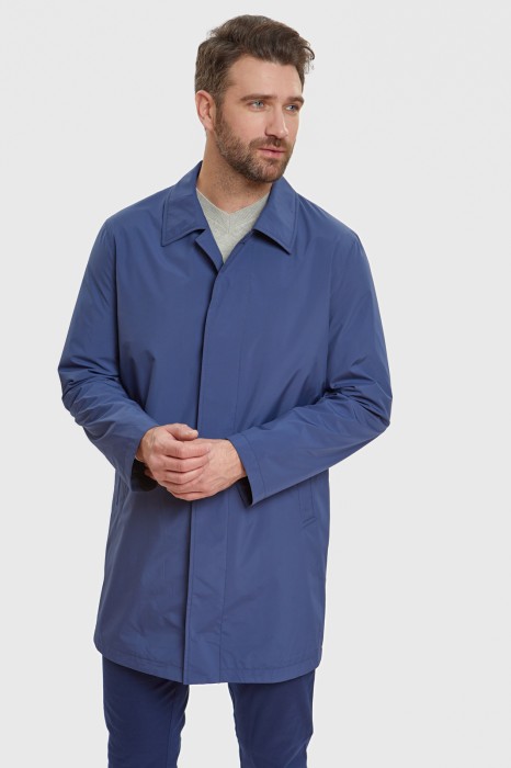 плащ прямого кроя фотография