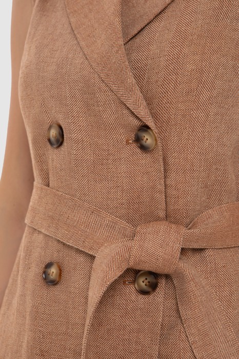 платье изо льна от бренда kanzler вид слева