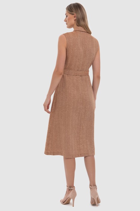 платье изо льна по цене 9990 руб вид справа