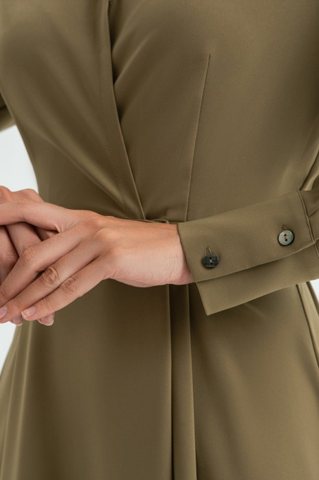 платье-рубашка по цене 6990 руб вид справа