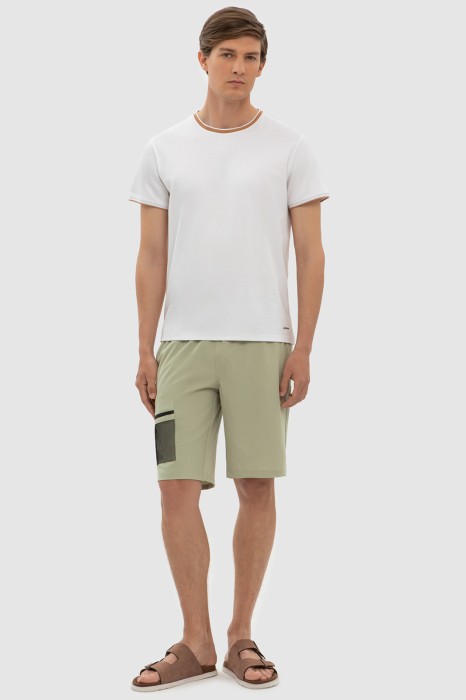 плавательные шорты из проверенных материалов спереди