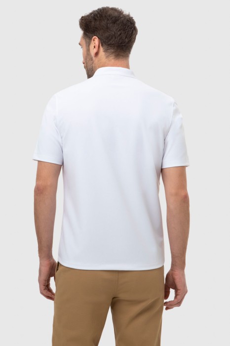 поло из эластичной ткани по цене 7990 руб вид справа