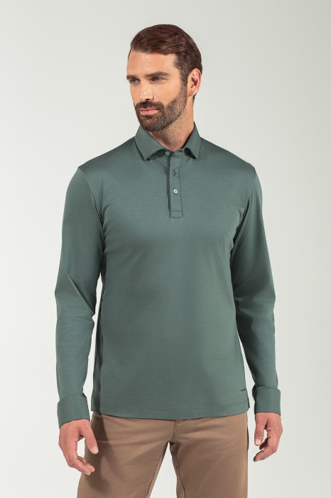 поло из хлопка двойной мерсеризации фотография