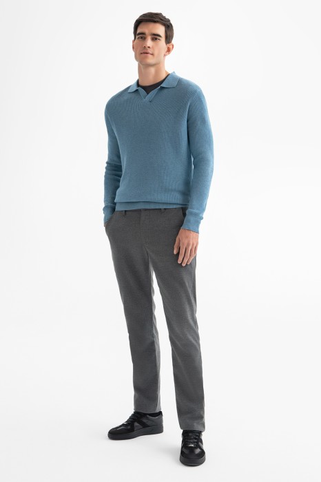 поло из хлопка и кашемира по цене 7990 руб вид справа