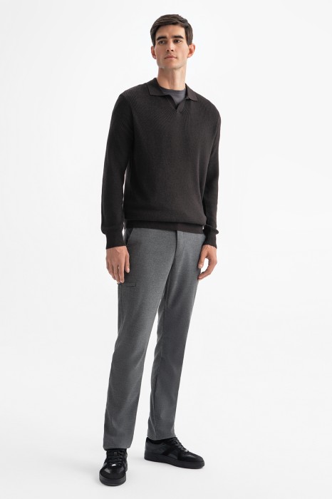 поло из хлопка и кашемира по цене 9990 руб вид справа