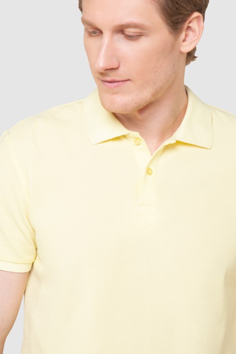 поло из хлопка пима от бренда kanzler вид слева