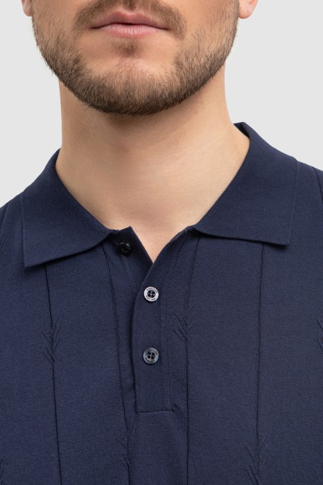 поло из хлопка пима от бренда kanzler вид слева