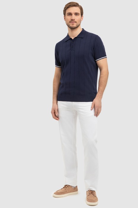 поло из хлопка пима из россии вид сбоку