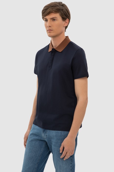 поло из хлопка пима по цене 4990 руб вид справа