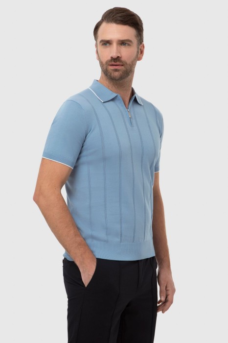 поло из хлопка пима по цене 7990 руб вид справа