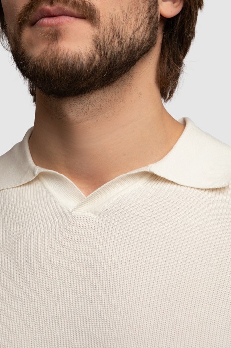 поло из хлопка пима от бренда kanzler вид слева