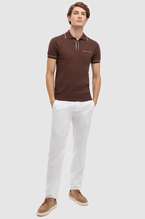 поло из хлопка пима из россии вид сбоку