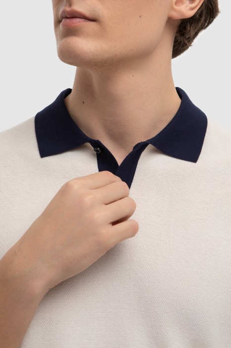 поло из хлопка пима от бренда kanzler вид слева