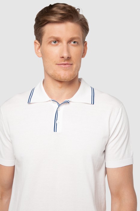 поло из хлопка пима от бренда kanzler вид слева