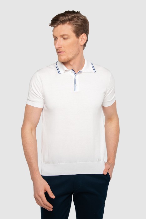 поло из хлопка пима из россии вид сбоку