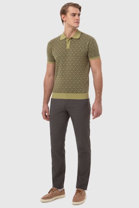 поло из хлопка пима из россии вид сбоку