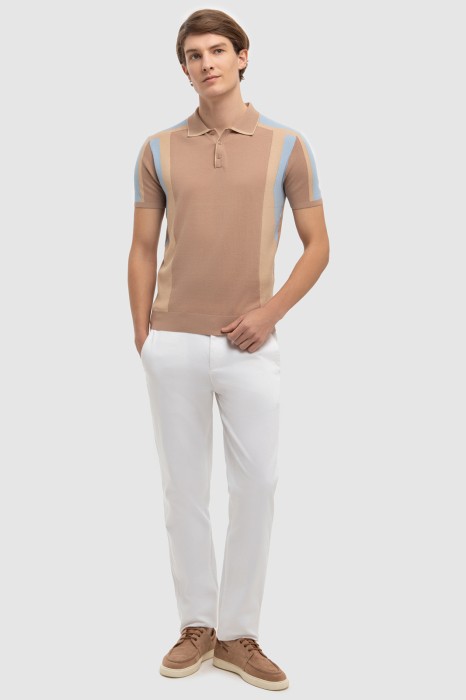 поло из хлопка пима из россии вид сбоку