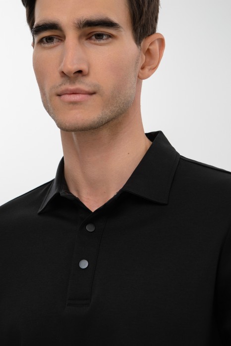 поло из хлопка от бренда kanzler вид слева