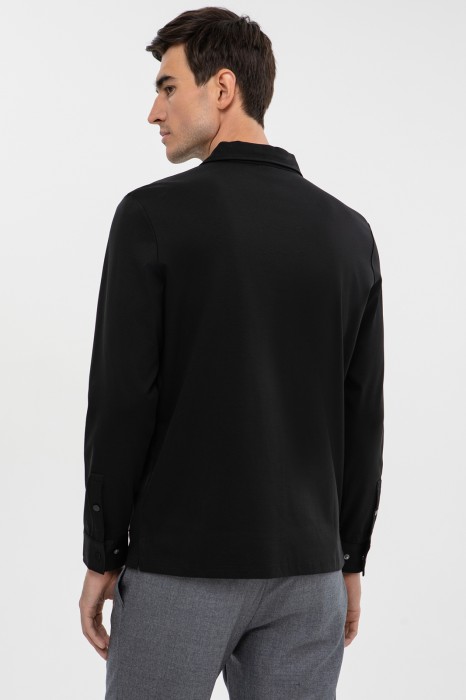 поло из хлопка по цене 5990 руб вид справа