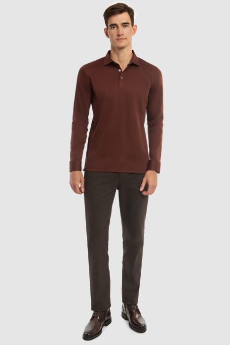 поло из хлопка по цене 4990 руб вид справа