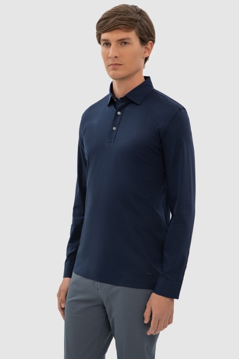 поло из хлопка по цене 6990 руб вид справа