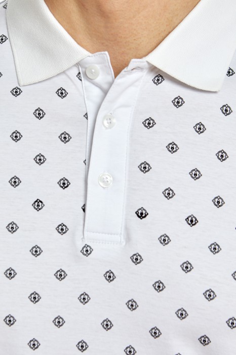 поло из хлопка от бренда kanzler вид слева