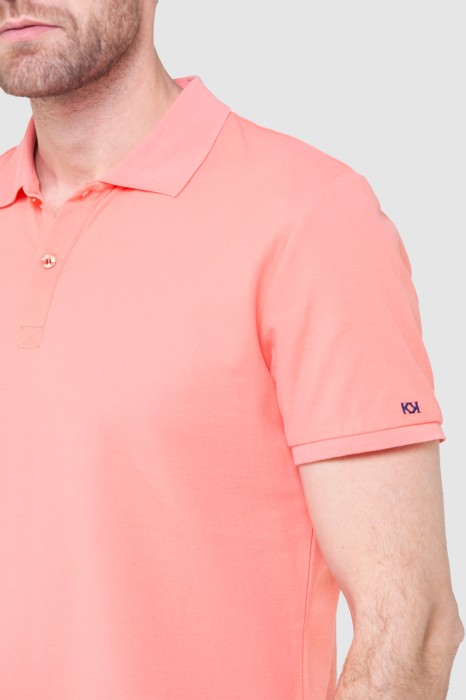 поло из хлопка от бренда kanzler вид слева