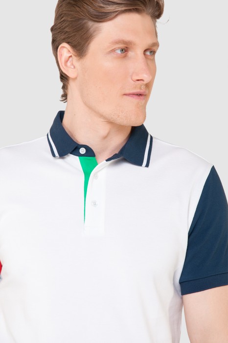 поло из хлопка от бренда kanzler вид слева