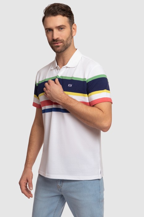 поло из хлопка по цене 2990 руб вид справа