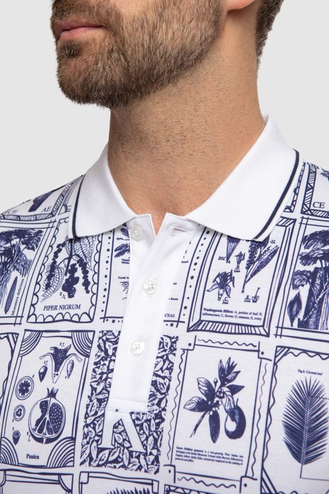 поло из хлопка от бренда kanzler вид слева