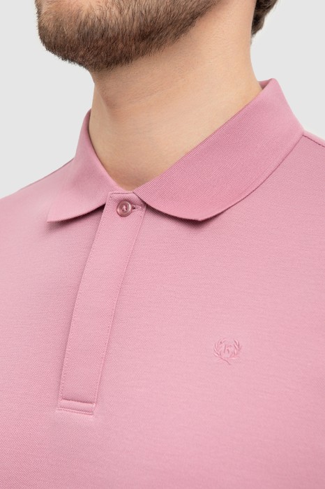 поло из хлопка от бренда kanzler вид слева