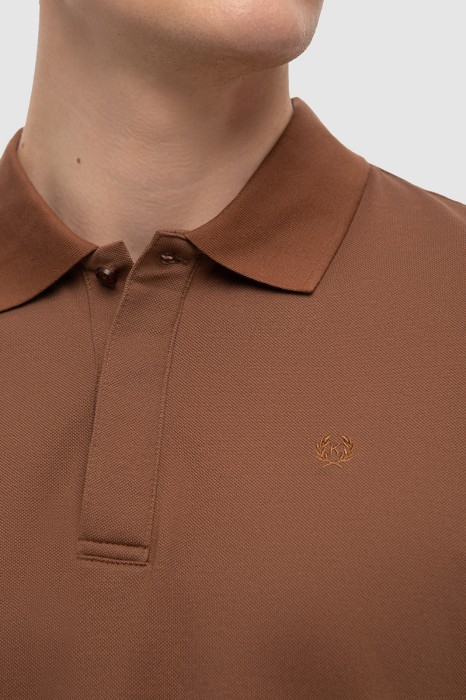 поло из хлопка от бренда kanzler вид слева