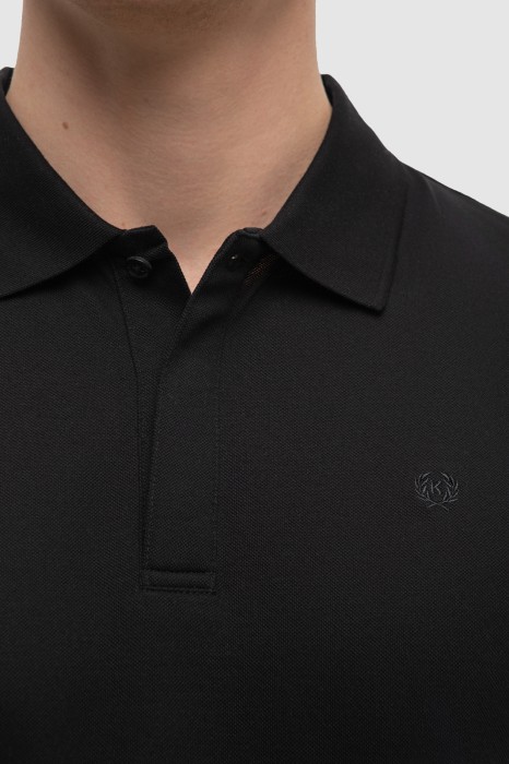 поло из хлопка от бренда kanzler вид слева