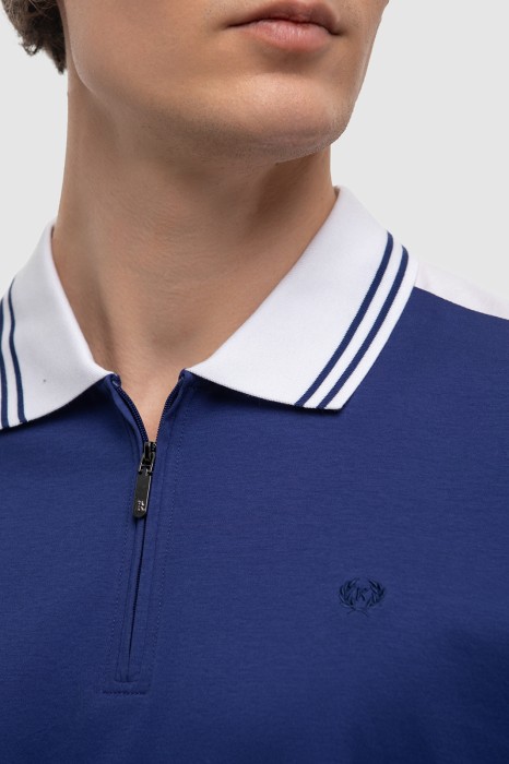 поло из хлопка от бренда kanzler вид слева