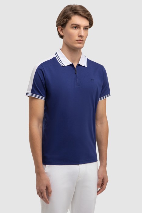 поло из хлопка из россии вид сбоку