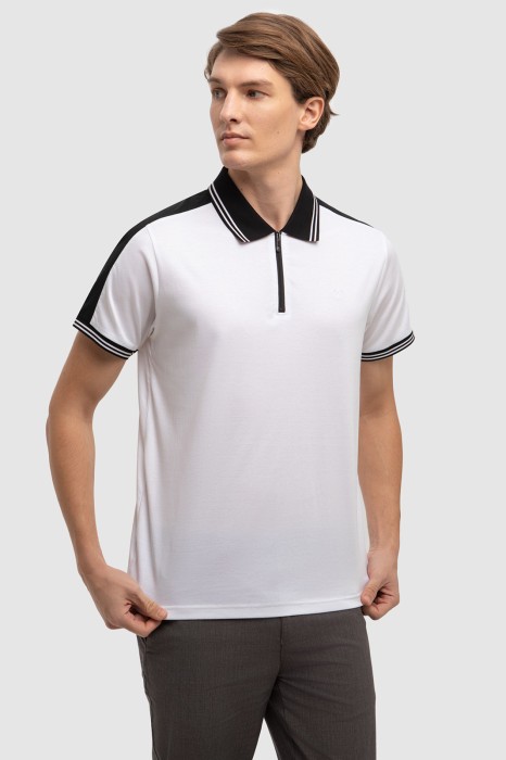 поло из хлопка из россии вид сбоку