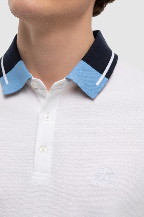 поло из хлопка от бренда kanzler вид слева