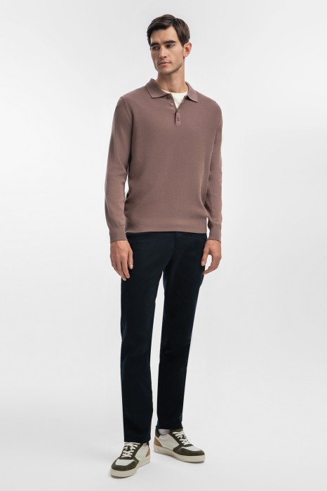 поло из хлопка по цене 8990 руб вид справа