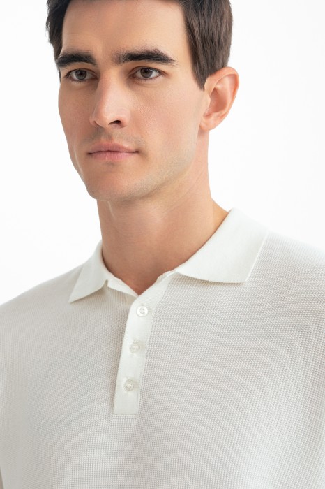 поло из хлопка от бренда kanzler вид слева