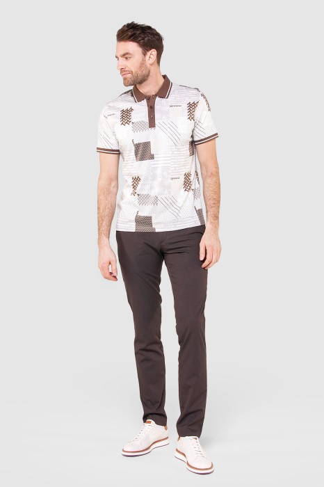 поло из мерсеризованного хлопка по цене 5990 руб вид справа