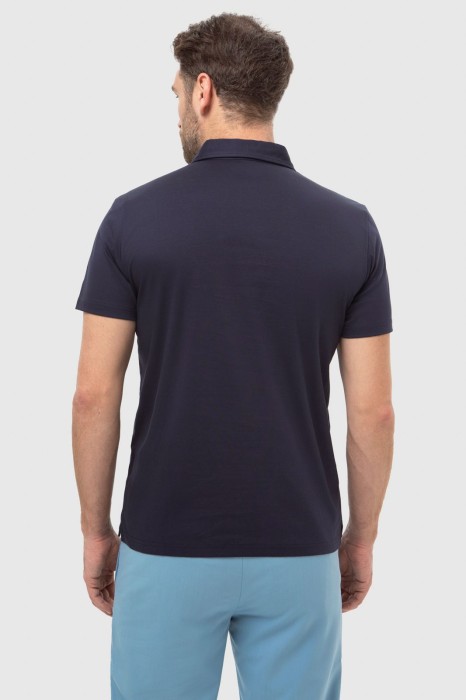 поло из мерсеризованного хлопка по цене 6990 руб вид справа