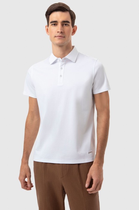 поло из мерсеризованного  хлопка фотография